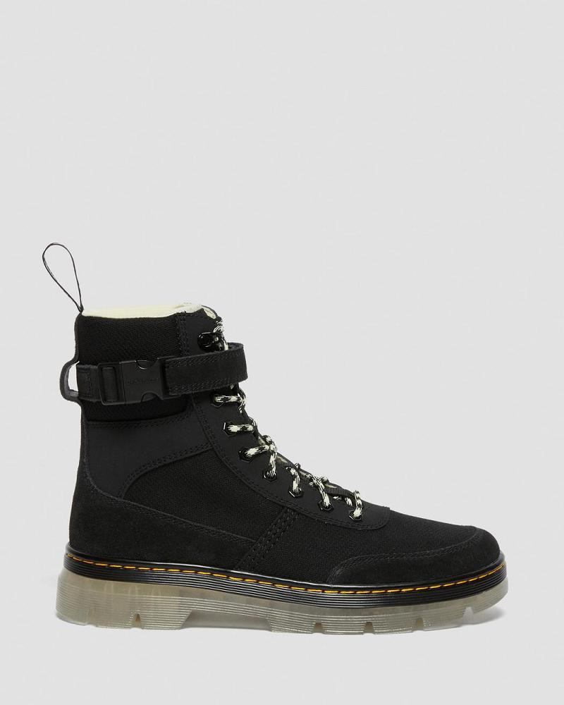 Men's Dr Martens Combs Tech Iced Casual Boots Black | AU 463KOR